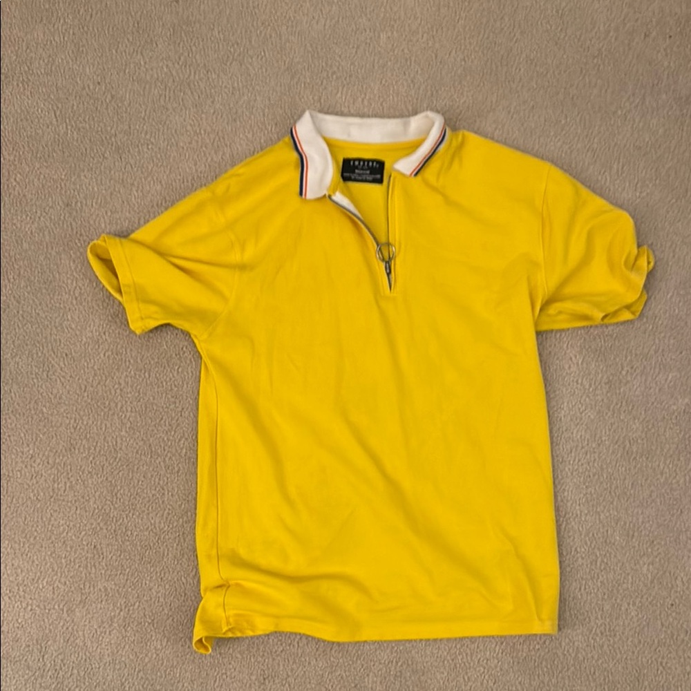 Empyre Yellow Short Sleeve Polo Shirt